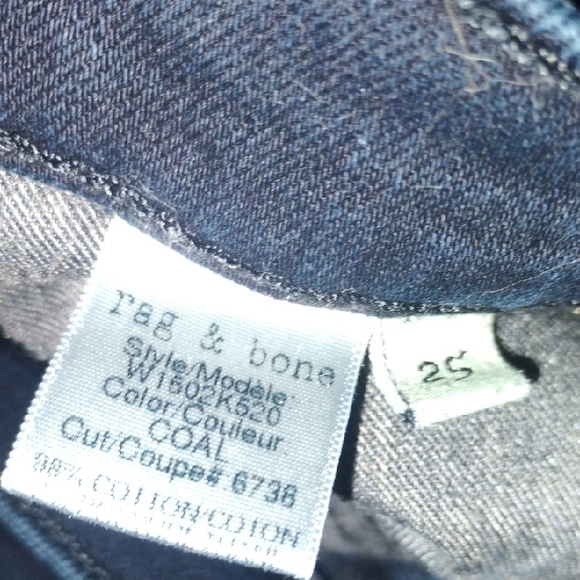 5/$20 Rag & Bone Size 25 Skinny Jeans - Picture 2 of 4